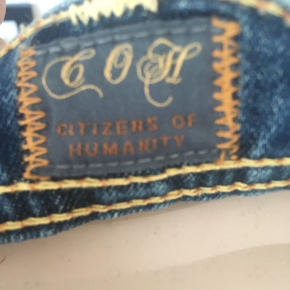 Citizens of Humanity Crop Ripped Jeans - Picture 3 of 8